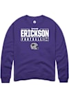 Main image for Trevor Erickson Rally Mens Purple K-State Wildcats NIL Stacked Box Crew Sweatshirt