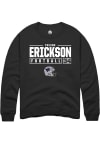 Main image for Trevor Erickson Rally Mens Black K-State Wildcats NIL Stacked Box Crew Sweatshirt