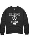 Main image for Kenzi Gillispie Rally Mens Black K-State Wildcats NIL Sport Icon Crew Sweatshirt