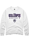 Main image for Kenzi Gillispie Rally Mens White K-State Wildcats NIL Stacked Box Crew Sweatshirt