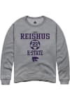 Main image for Laney Reishus Rally Mens Graphite K-State Wildcats NIL Sport Icon Crew Sweatshirt