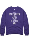 Main image for Laney Reishus Rally Mens Purple K-State Wildcats NIL Sport Icon Crew Sweatshirt