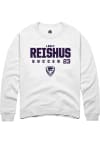 Main image for Laney Reishus Rally Mens White K-State Wildcats NIL Stacked Box Crew Sweatshirt