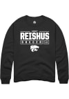 Main image for Laney Reishus Rally Mens Black K-State Wildcats NIL Stacked Box Crew Sweatshirt