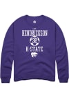 Main image for Lily Hendrickson Rally Mens Purple K-State Wildcats NIL Sport Icon Crew Sweatshirt