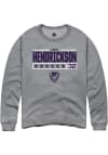 Main image for Lily Hendrickson Rally Mens Graphite K-State Wildcats NIL Stacked Box Crew Sweatshirt