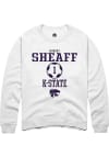 Main image for Murphy Sheaff Rally Mens White K-State Wildcats NIL Sport Icon Crew Sweatshirt