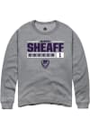 Main image for Murphy Sheaff Rally Mens Graphite K-State Wildcats NIL Stacked Box Crew Sweatshirt