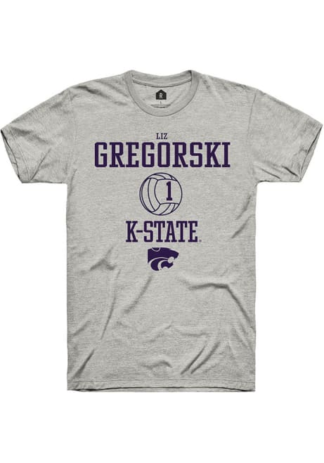 Elizabeth Gregorski Ash K-State Wildcats NIL Sport Icon Short Sleeve T Shirt