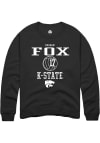 Main image for Reagan Fox  Rally K-State Wildcats Mens Black NIL Sport Icon Long Sleeve Crew Sweatshirt
