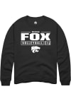 Main image for Reagan Fox  Rally K-State Wildcats Mens Black NIL Stacked Box Long Sleeve Crew Sweatshirt