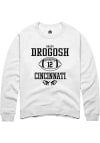 Main image for Brady Drogosh Rally Mens White Cincinnati Bearcats NIL Sport Icon Crew Sweatshirt