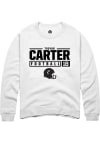 Main image for Trevor Carter Rally Mens White Cincinnati Bearcats NIL Stacked Box Crew Sweatshirt