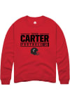 Main image for Trevor Carter Rally Mens Red Cincinnati Bearcats NIL Stacked Box Crew Sweatshirt