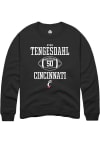 Main image for Evan Tengesdahl Rally Mens Black Cincinnati Bearcats NIL Sport Icon Crew Sweatshirt