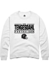 Main image for Evan Tengesdahl Rally Mens White Cincinnati Bearcats NIL Stacked Box Crew Sweatshirt