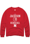 Main image for Andi Jackson Rally Mens Red Nebraska Cornhuskers NIL Sport Icon Crew Sweatshirt