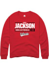 Main image for Andi Jackson Rally Mens Red Nebraska Cornhuskers NIL Stacked Box Crew Sweatshirt