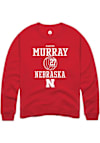 Main image for Harper Murray Rally Mens Red Nebraska Cornhuskers NIL Sport Icon Crew Sweatshirt