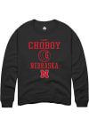 Main image for Laney Choboy Rally Mens Black Nebraska Cornhuskers NIL Sport Icon Crew Sweatshirt