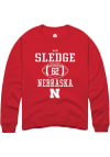 Main image for Sam Sledge Rally Mens Red Nebraska Cornhuskers NIL Sport Icon Crew Sweatshirt