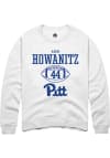 Main image for Adam Howanitz Rally Mens White Pitt Panthers NIL Sport Icon Crew Sweatshirt