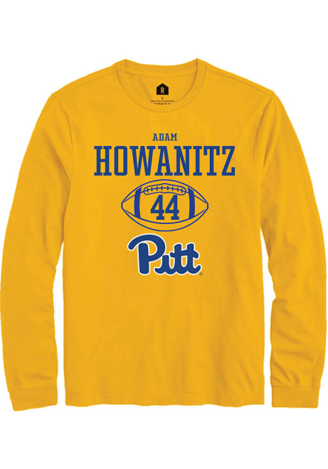 Adam Howanitz Rally Mens Gold Pitt Panthers NIL Sport Icon Tee