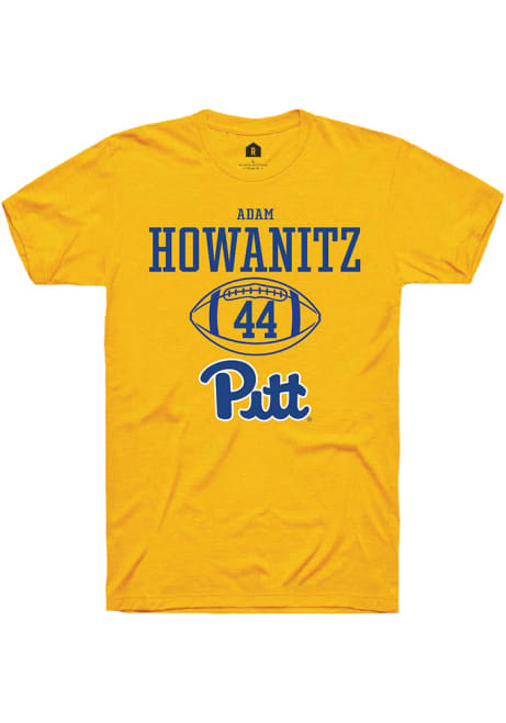 Adam Howanitz Gold Pitt Panthers NIL Sport Icon Short Sleeve T Shirt