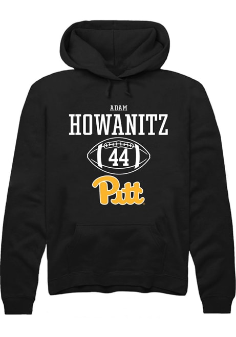 Adam Howanitz Rally Mens Black Pitt Panthers NIL Sport Icon Hooded Sweatshirt