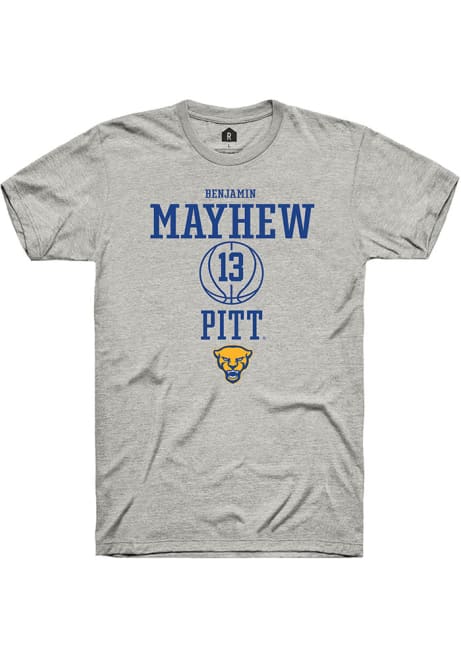 Benjamin Mayhew Ash Pitt Panthers NIL Sport Icon Short Sleeve T Shirt