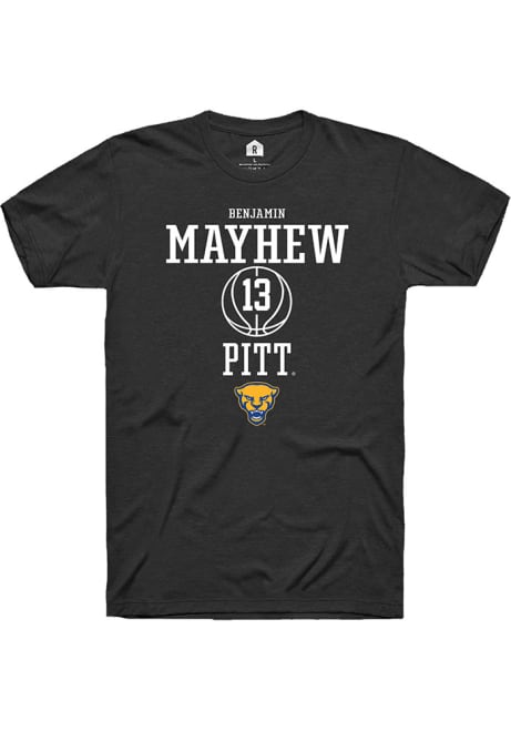 Benjamin Mayhew Black Pitt Panthers NIL Sport Icon Short Sleeve T Shirt