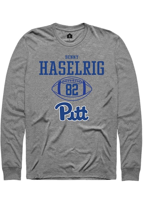 Benny Haselrig Rally Mens Graphite Pitt Panthers NIL Sport Icon Tee