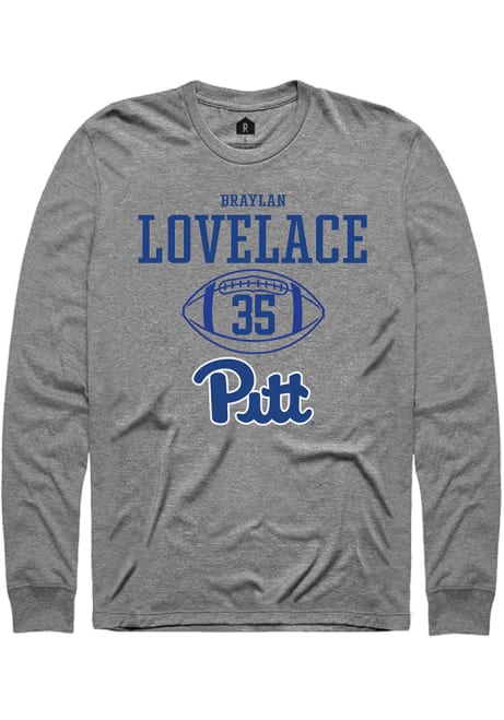 Braylan Lovelace Rally Mens Graphite Pitt Panthers NIL Sport Icon Tee