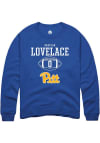 Main image for Braylan Lovelace Rally Mens Blue Pitt Panthers NIL Sport Icon Crew Sweatshirt