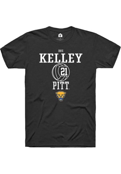 Bre Kelley Black Pitt Panthers NIL Sport Icon Short Sleeve T Shirt