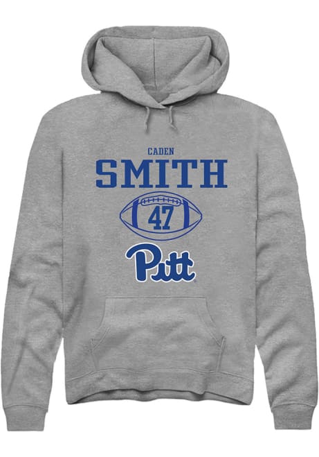 Caden Smith Rally Mens Graphite Pitt Panthers NIL Sport Icon Hooded Sweatshirt