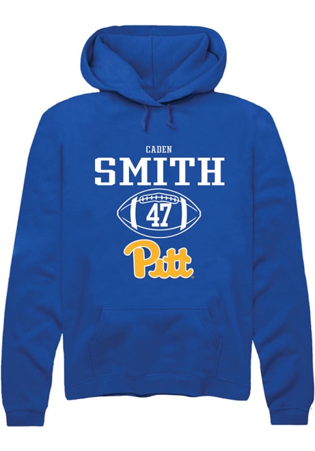 Caden Smith Rally Mens Blue Pitt Panthers NIL Sport Icon Hooded Sweatshirt