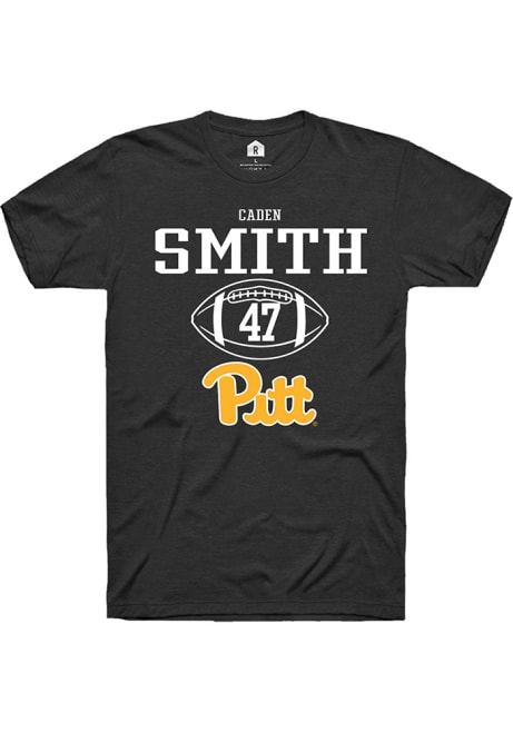 Caden Smith Black Pitt Panthers NIL Sport Icon Short Sleeve T Shirt