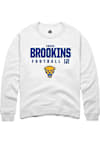 Main image for Cruce Brookins Rally Mens White Pitt Panthers NIL Stacked Box Crew Sweatshirt