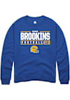 Main image for Cruce Brookins Rally Mens Blue Pitt Panthers NIL Stacked Box Crew Sweatshirt