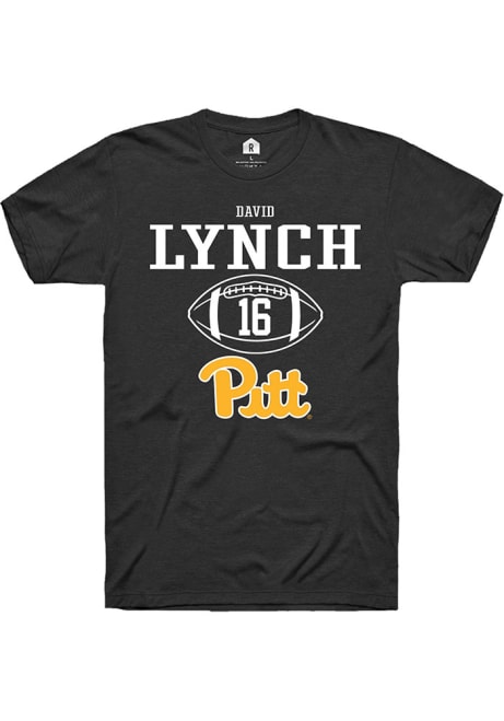 David Lynch Black Pitt Panthers NIL Sport Icon Short Sleeve T Shirt