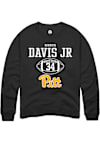 Main image for Derrick Davis Jr Rally Mens Black Pitt Panthers NIL Sport Icon Crew Sweatshirt