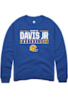 Main image for Derrick Davis Jr Rally Mens Blue Pitt Panthers NIL Stacked Box Crew Sweatshirt