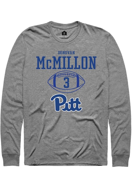 Donovan McMillon Rally Mens Graphite Pitt Panthers NIL Sport Icon Tee