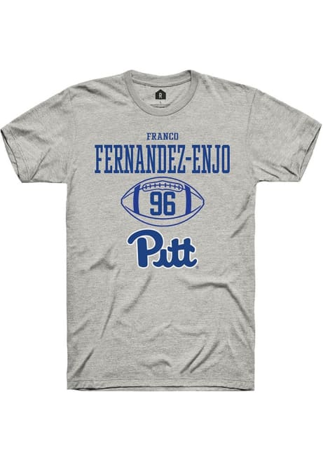 Franco Fernandez-Enjo Ash Pitt Panthers NIL Sport Icon Short Sleeve T Shirt