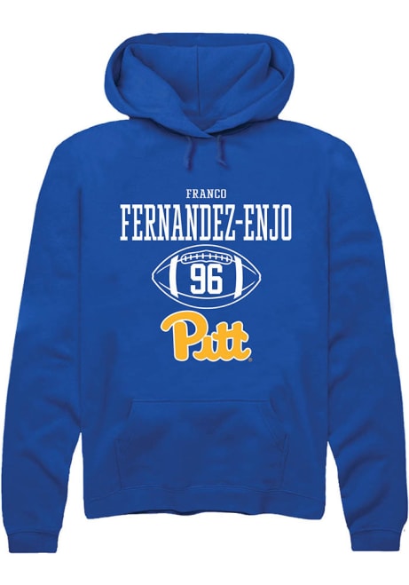 Franco Fernandez-Enjo Rally Mens Blue Pitt Panthers NIL Sport Icon Hooded Sweatshirt