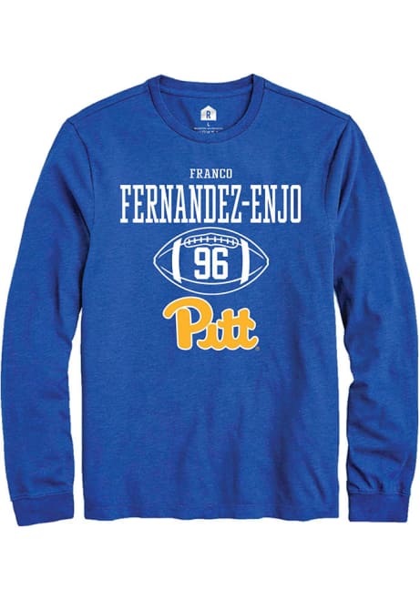 Franco Fernandez-Enjo Rally Mens Blue Pitt Panthers NIL Sport Icon Tee