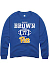 Main image for Jackson Brown Rally Mens Blue Pitt Panthers NIL Sport Icon Crew Sweatshirt