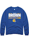 Main image for Jackson Brown Rally Mens Blue Pitt Panthers NIL Stacked Box Crew Sweatshirt