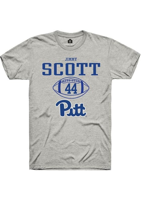 Jimmy Scott Ash Pitt Panthers NIL Sport Icon Short Sleeve T Shirt